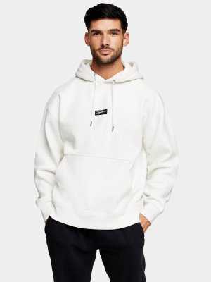 Signature Ecru Badge Hoodie