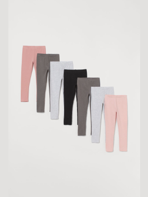 7-pack Jersey Leggings