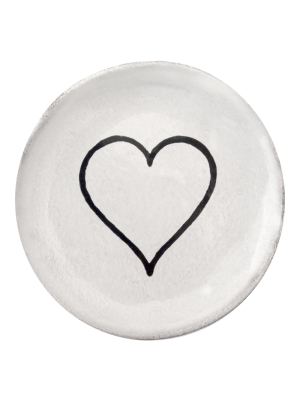 Heart Saucer (line Heart)