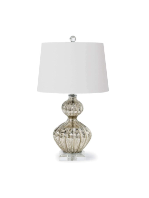 Ripple Table Lamp (antique Mercury)