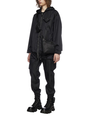 Prada Re-nylon Pouch-detailed Hooded Jacket