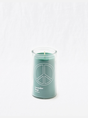 Paddywax Spark 5 Oz Candle - Green Peace Lavender/sage