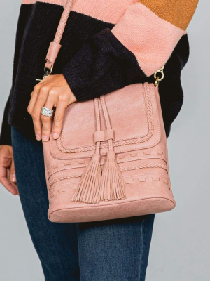 Leigh Tassel Braided Cross Body Bag