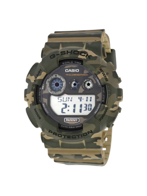 Casio G Shock Classic Brown Camouflage Resin Men's Watch Gd120cm-5cr