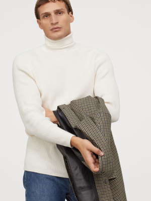 Muscle Fit Turtleneck Sweater