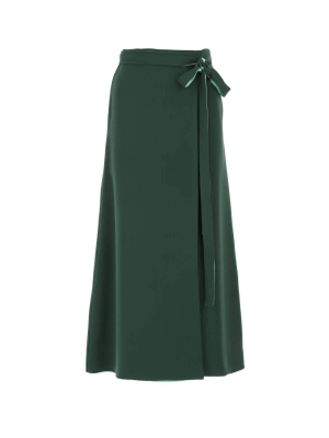 Valentino Wrap Midi Skirt