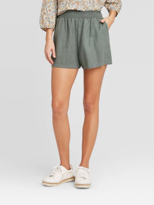 Women's High-rise Pull-on Shorts - Universal Thread™