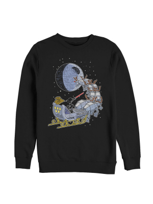 Men's Star Wars Darth Vader Starry Sleigh Sweatshirt