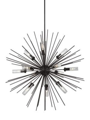 Hilo Collection 12 - Light Outdoor Chandelier