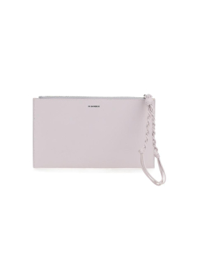 Jil Sander Logo Print Zipped Wallet