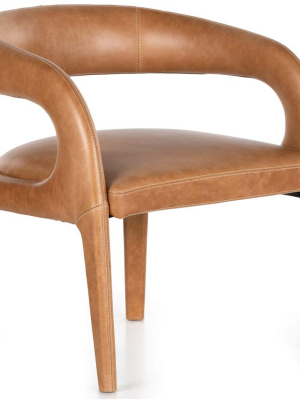 Hawkins Leather Chair, Sonoma Butterscotch