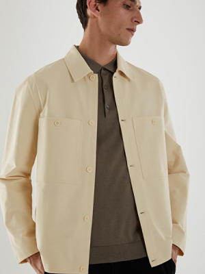 Cotton Utility-style Overshirt