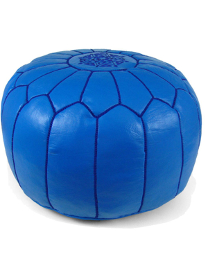 Moroccan Pouf Light Navy