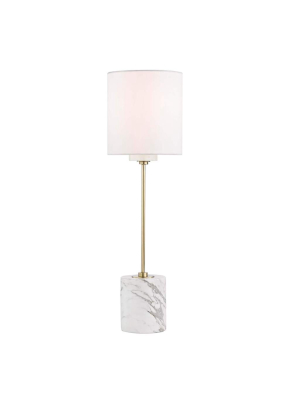 Fiona Table Lamp, Aged Brass