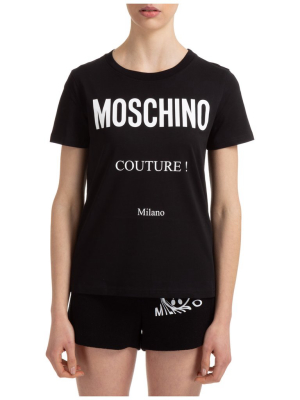 Moschino Logo Printed T-shirt