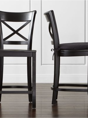 Vintner Black Counter Stool