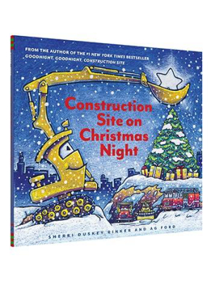 Construction Site On Christmas Night