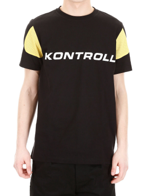 Kappa Kontroll Logo Mesh Detail T-shirt