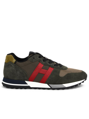 Hogan Panelled Low Top Sneakers