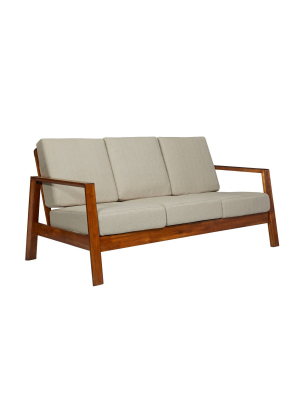 Carlyle Mid Century Modern Sofa Barley Tan - Handy Living