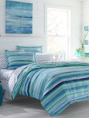 Aqua Alex Comforter Set - Poppy & Fritz®