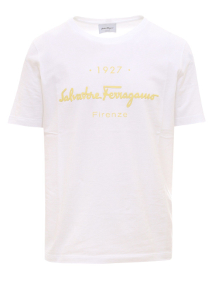 Salvatore Ferragamo Logo Print T-shirt