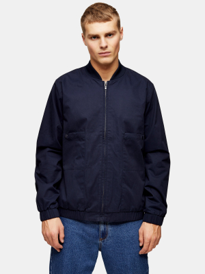 Navy Bomber Jacket