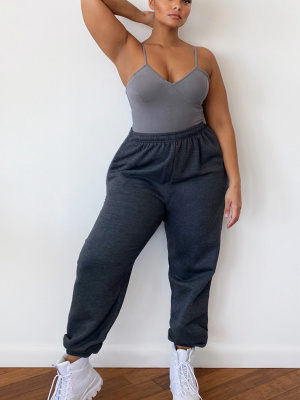 Plus Charcoal Casual Jogger