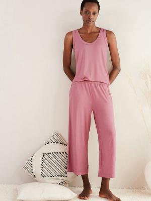 Peace Lyocell Cropped Trousers