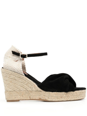 L'autre Chose Twist Detail Wedge Espadrilles