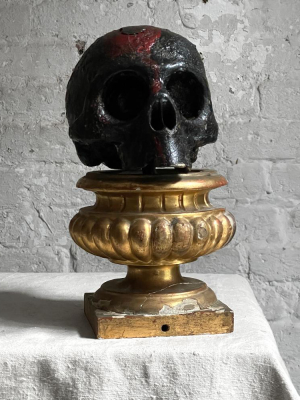 Antique Carved Austrian Skull