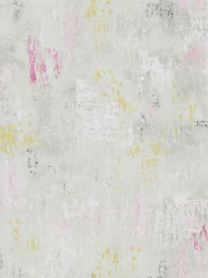 Impasto Wallpaper In Magenta From The Tulipa Stellata Collection By Designers Guild