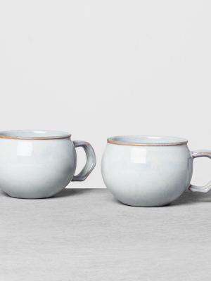 Stoneware Reactive Mug Blue - Hearth & Hand™ With Magnolia