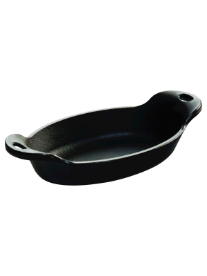 Lodge Cast Iron Oval Mini Server Black