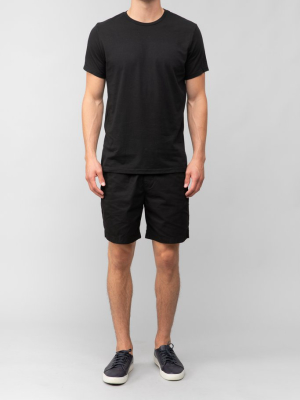 Men's Light Twill Easy Short Black