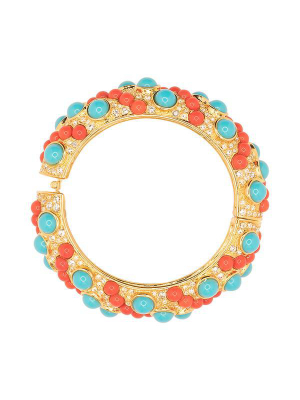 Coral And Turquoise Bracelet