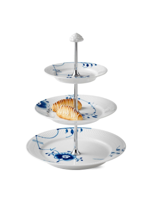 Blue Fluted Mega Etagere