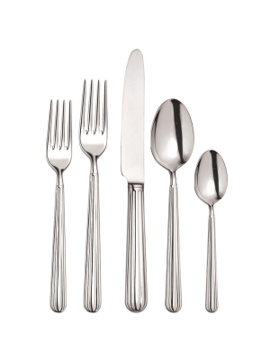 Broggi Metropolitan Stainless Steel 5-piece Flatware Place Setting