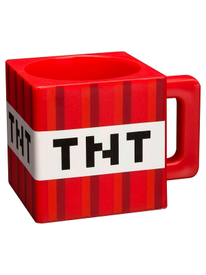 Jinx Inc. Minecraft Tnt 9.8 Ounce Plastic Coffee Mug