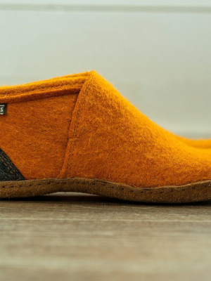 Women's Wool Tengries Slippers - Orange