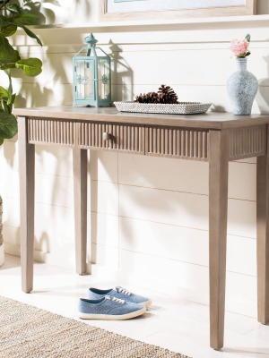 Beale Console With Storage Drawer - Gray - Safavieh