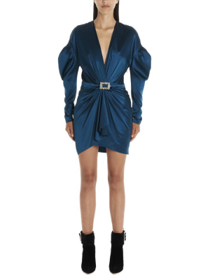 Alexandre Vauthier Draped Mini Dress