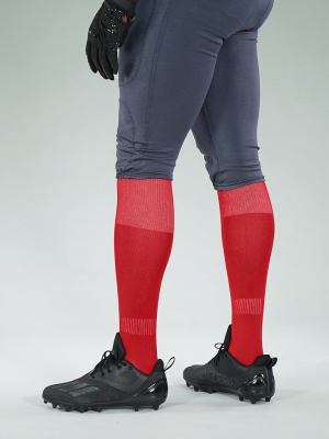 Cardinal Red Over The Knee Sport Socks