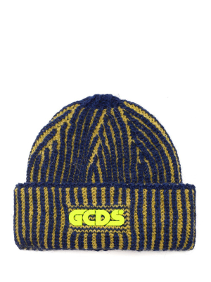 Gcds Logo Knitted Beanie