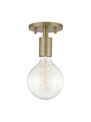 Ava 1 Light Semi Flush