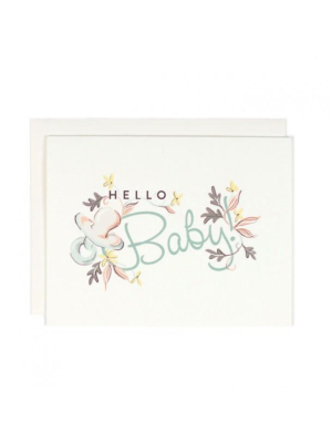 Greeting Card - Hello Baby