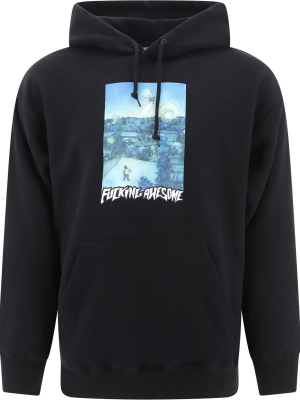 Fucking Awesome Helicopter Printed Hoodie