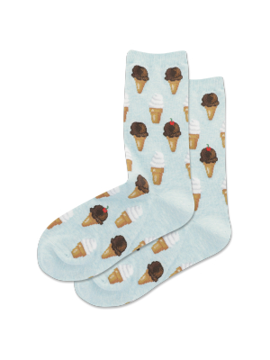 Women's Ice Cream Crew Socks