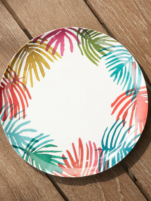 Nico Palm Melamine Dinner Plate