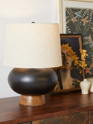 Cait Wooden Table Lamp